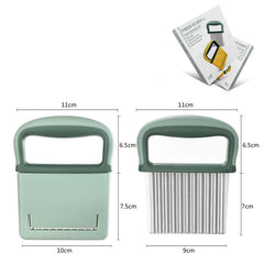 Diced Potato With Tooth Knife