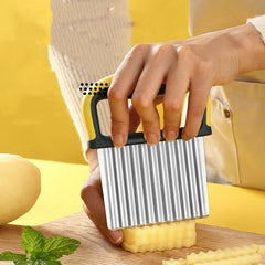 Diced Potato With Tooth Knife